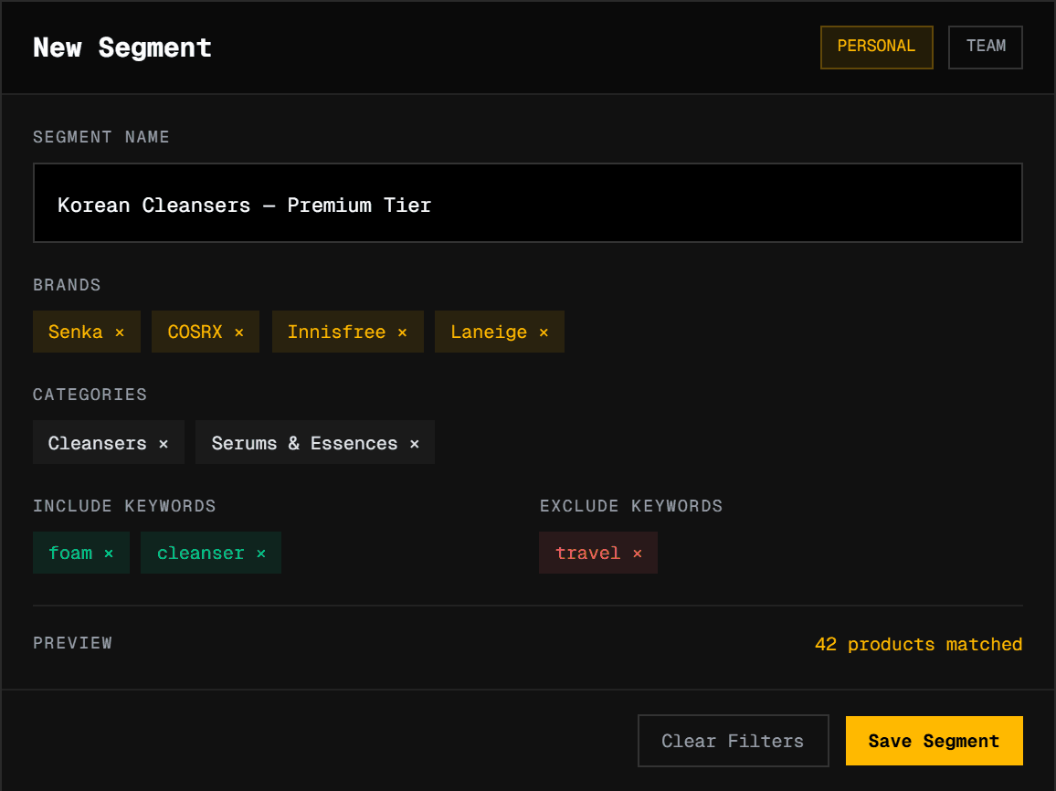 Custom Segments